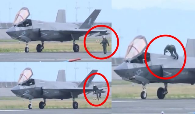 Japonya’da Şok Anlar! F-35 Uçağından Pilot Canını Son Anda Kurtardı!