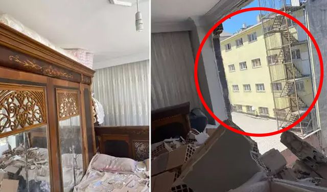 Sultangazi’de Yıkım Faciası! Apartman Sakinleri Kendilerini Dışarı Attı!