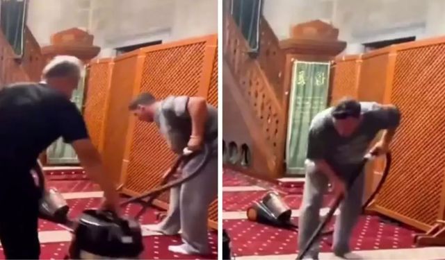 Mesut Özil'den Takdir Toplayan Hareket! Üsküdar'da Cami Temizliğine Yardım Etti